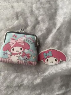 マイメロディ コインケース 水色