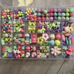 パステルカラー ビーズセット