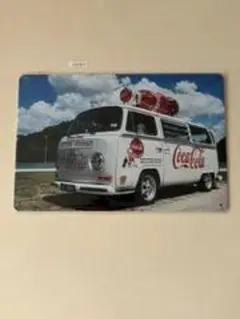 Coca-Cola コカコーラ ブリキ看板 バス