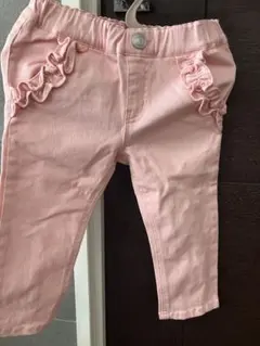 サニーランドスケープ　ピンク スリムパンツ ゴムウエストのサムネイル
