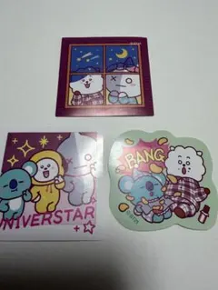 BT21 ダイカットステッカー 3枚セット　BTSのサムネイル