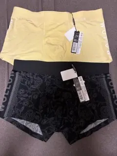 WOLLOW ボクサーパンツ 2枚セット 新品 M メンズ 下着