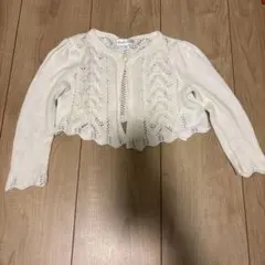 ラルフローレン　カーディガン ボレロ　ホワイト　90 80