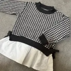 プティマイン　ニット　チュニック　100