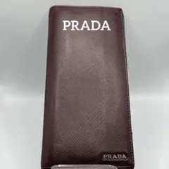 ★PRADA プラダ サフィアーノレザー 二つ折り財布 レアカラー★