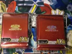 遊戯王 デュエリストカードプロテクター オシリスレッド スリーブ 2個