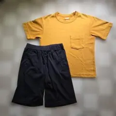 UNIQLO U キッズ Tシャツ 　ハーフパンツセット　120cm