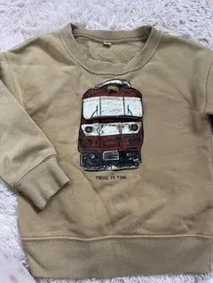 バスイラスト付きトレーナー 100サイズ