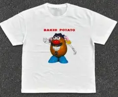 BAKED POTATO Tシャツ L 　レトロ映画　グラフィック　パロディ