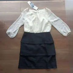 ナチュラルビューティベーシック　新品未使用品　ワンピース　セットアップ　Ｌ