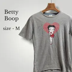 ベティーブープ クルーネック半袖Tシャツ プルオーバー キャラクター ベティー