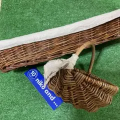 niko and... 籐製バスケットセット No.5 2つセット