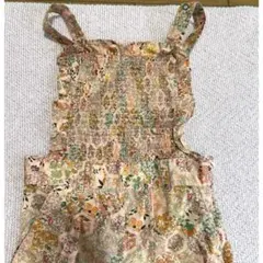 最終値下げ　まとめ割⭐︎ボンポワン　4A 110cm リバティ　サロペット