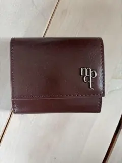 s*a様 ブラウン 三つ折り財布 合成皮革