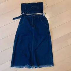 Crisp ベルトセットデニムスカート