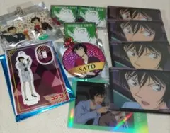 コナン展　缶バッジ　アクリルパズル　佐藤美和子グッズ　11点セット