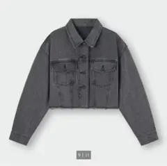 【デニムクロップドジャケットXL / GU