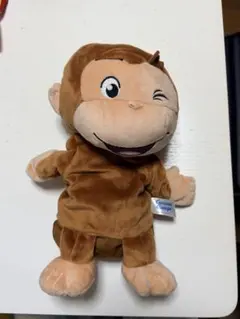 호기심 조지 봉제 인형 핸드 퍼펫