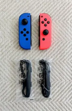 Switch スイッチ ジョイコン コントローラー 左右 ネイビー レオンレッド