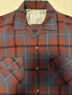 60's 好配色　vintage チェックシャツ