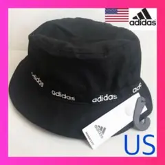 レア【新品】アディダス ハット 黒 USA レディース 帽子 キャップ