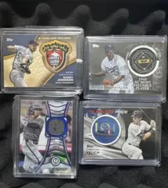 Topps mlb レリック等4枚セット