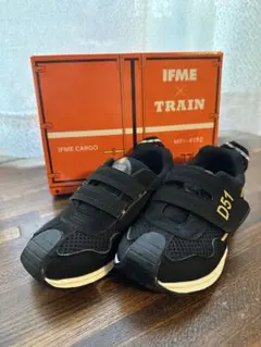 IFME D51 ブラック スニーカー 箱付き 17.5cm