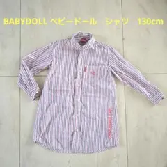BABYDOLL ストライプ 長袖シャツ