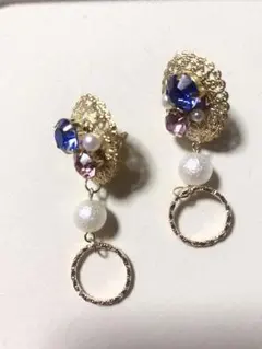 ハンドメイド ピアス✩︎⡱No.17
