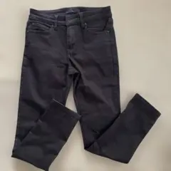 UNIQLO JEANS スキニーパンツ ブラック 24インチ