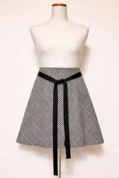 【美品】チェック柄フレアスカート