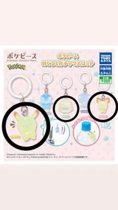 ポケモン めじるしアクセサリーピカチュウ、ピチュー、モクロー
