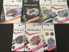 5個 ベイブレードX UX-17メテオドラグーン CX-18ブラキオウィップ