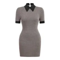 夏服 ワンピース チェック柄