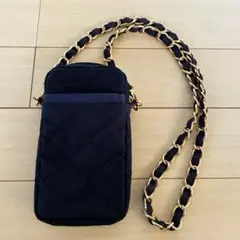 【LeSportsac】CHAIN MINI PHONE CRSBDY ネイビー
