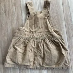 ベージュ ジャンバースカート 95cm