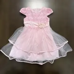キッズ フォーマルドレス ピンク（104㌢、３-4歳用）