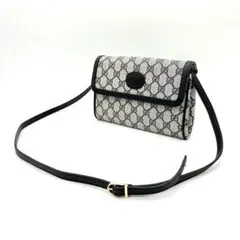 【GUCCI】ショルダーバッグ　GGスプリーム　PVC ネイビー