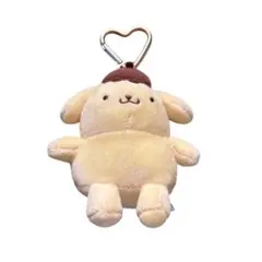 ♡ポムポムプリン♡ミニマスコットホルダー ぬいぐるみキーホルダー カラビナ