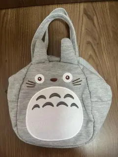 トトロ キャラクター バッグ グレー 匿名配送 送料無料 ハンドバッグ