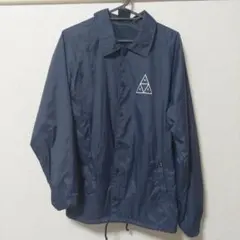 HUF コーチジャケット ネイビー ナイロンのサムネイル