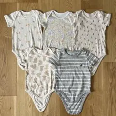 ベビー肌着 半袖 5点セット バースデイ UNIQLO GAP 80cm