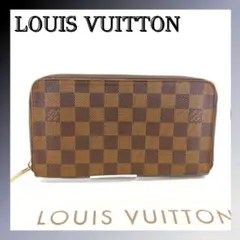 ルイヴィトン ダミエラインジッピーオーガナイザーラウンドファスナー N60003