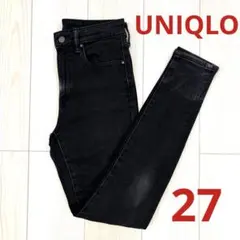 UNIQLO ヒートテック ウルトラストレッチジーンズ 黒 27サイズ