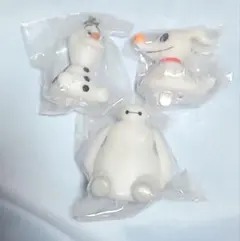 ディズニー　ライトマスコット　ガチャ　オラフ　ゼロ　ベイマックス