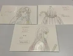 鬼滅の刃 無限列車編 原画ポストカード 3枚セット 無一郎 蜜璃 伊黒小芭内