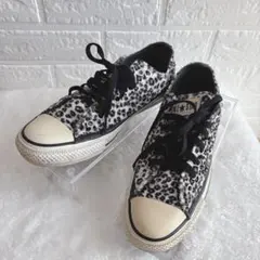❤️コンバース❤️ヒョウ柄カジュアルスニーカー