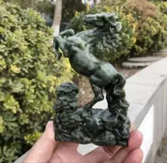 翡翠 馬の彫刻 約25cm 翡翠 馬の彫刻 約25cm - メルカリ