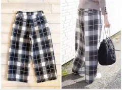 ウールパンツワイドパンツ