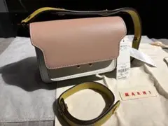 未使用□MARNI マルニ トグル レザー チェーンショルダーバッグ 